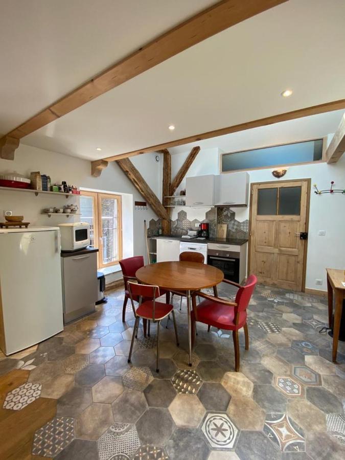 Au Cheval Blanc - Appartements Et Chambres D'Hotes 阿尔贝维尔 外观 照片
