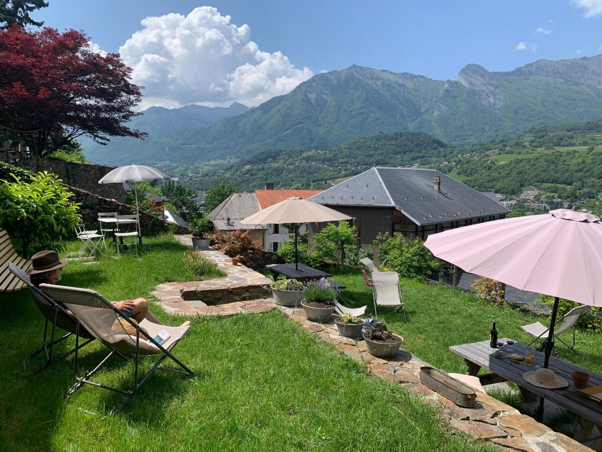 Au Cheval Blanc - Appartements Et Chambres D'Hotes 阿尔贝维尔 外观 照片